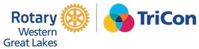 Rotary Western Great Lakes TriCon Logo