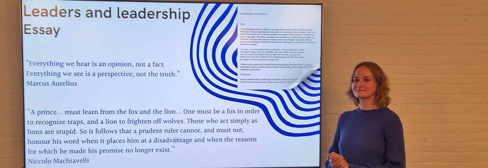 Ry Rotary - foredrag fra RYLA leder uddanelse i Gdansk