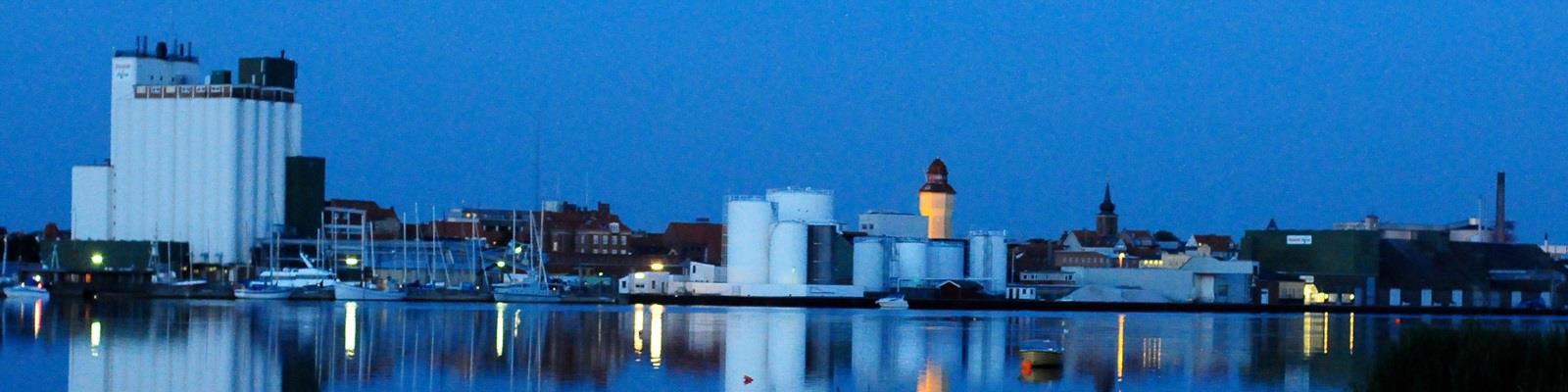 Nykøbing Falster by night
