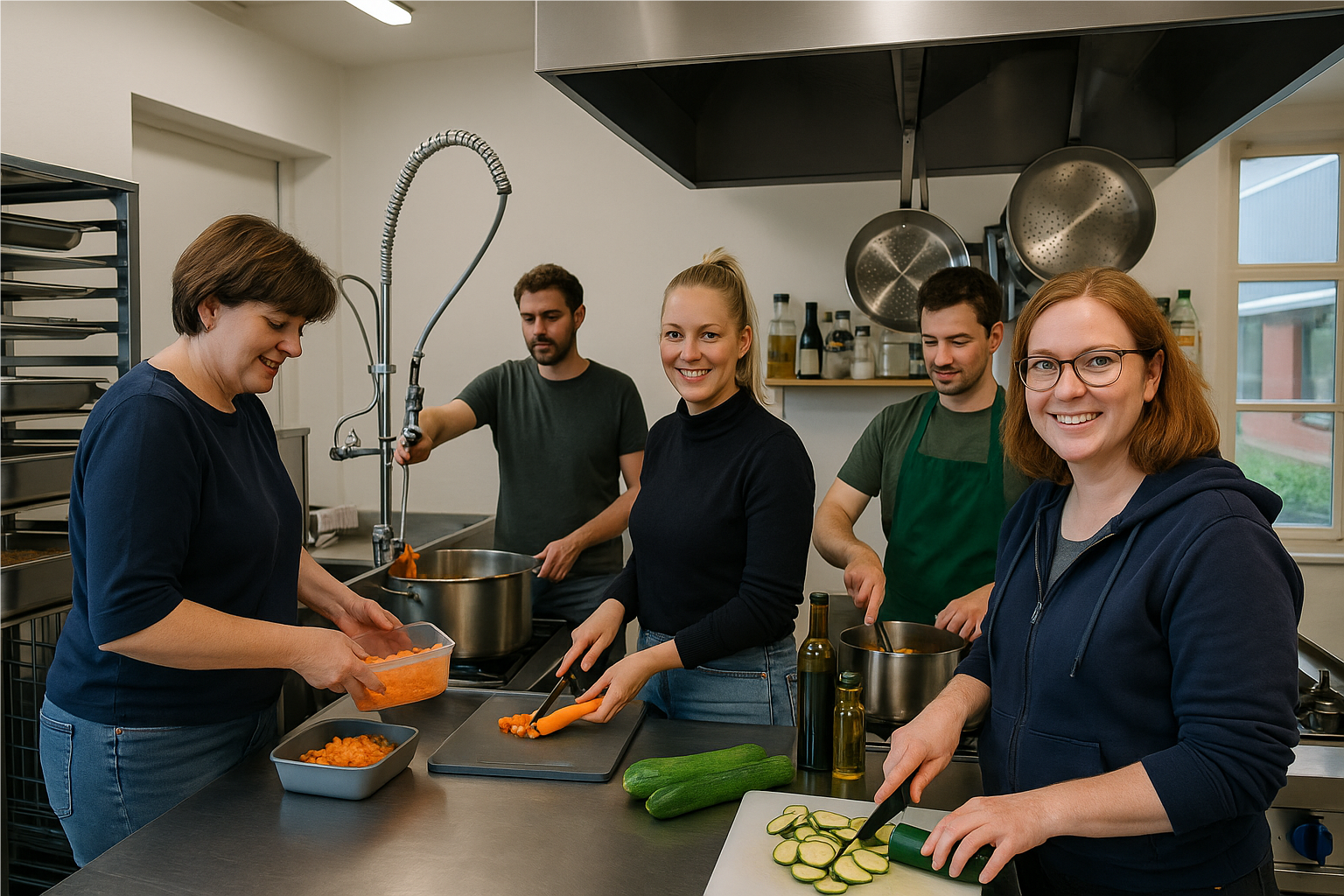 Vi laver mad til Værestedet i Jægergårdgade.