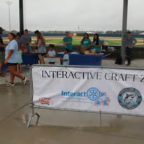 Interact students hosting an interactive craft area at Patch at the Park 2026