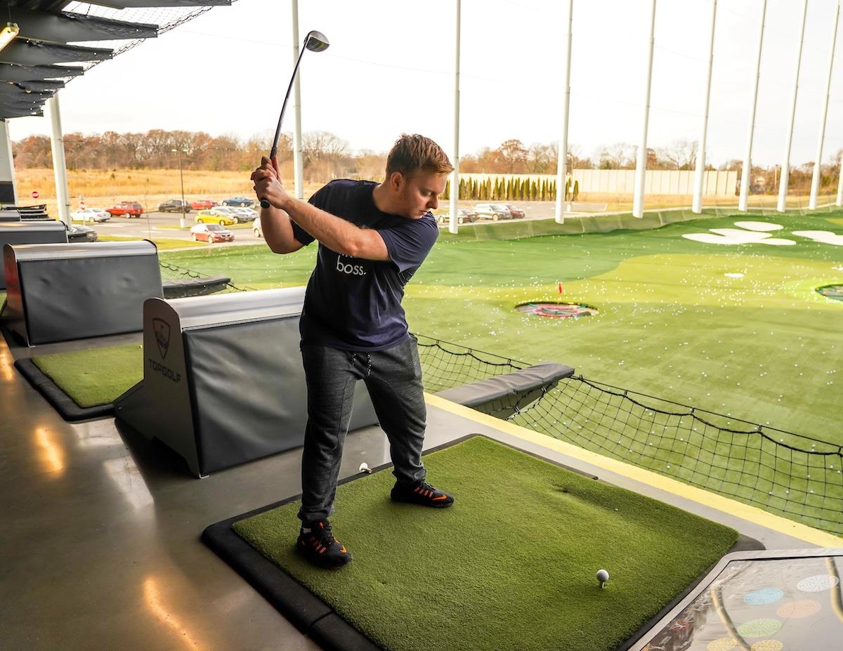A Rotarian at TopGolf