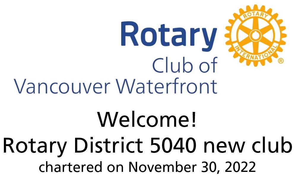 New Vancouver club | Rotary District 5040
