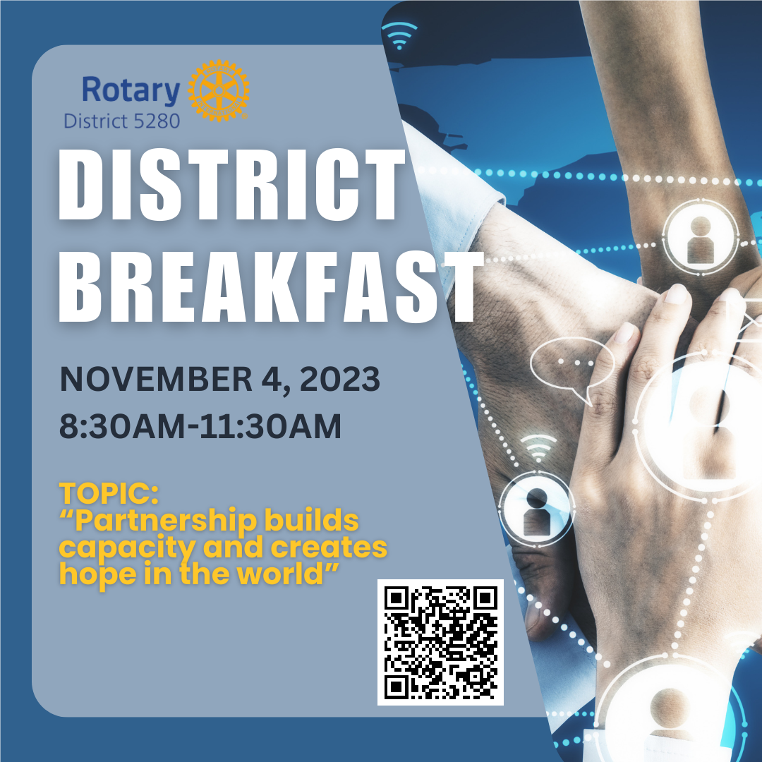District Breakfast Rotary District 5280