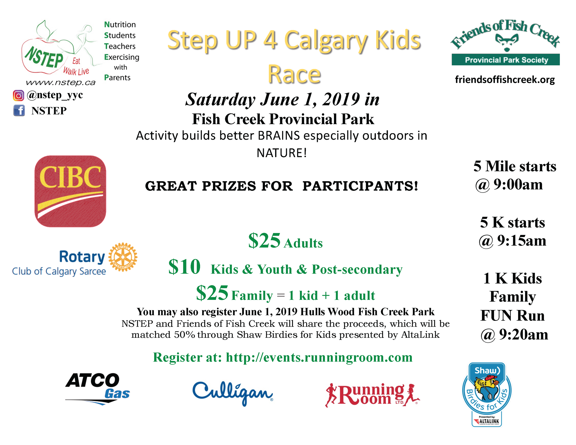 Step UP 4 Calgary Kids Race Sat Jun 1 Fish Creek Park Rotary 5360   GOOD May STEPUP4CALGARY KIDS POSTER V5  2  