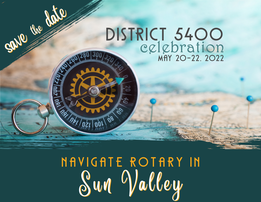 2022 Rotary 5400 District Celebration webpage