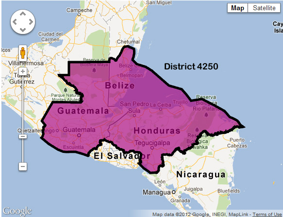 District 4250 Map