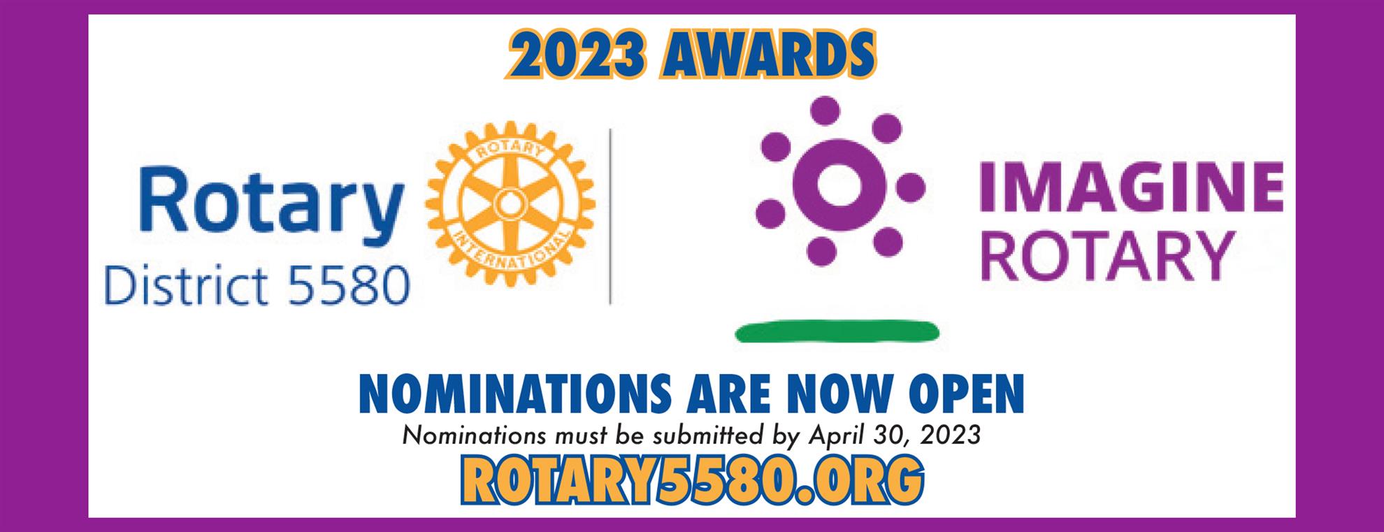 DISTRICT AWARDS | Rotary District 5580