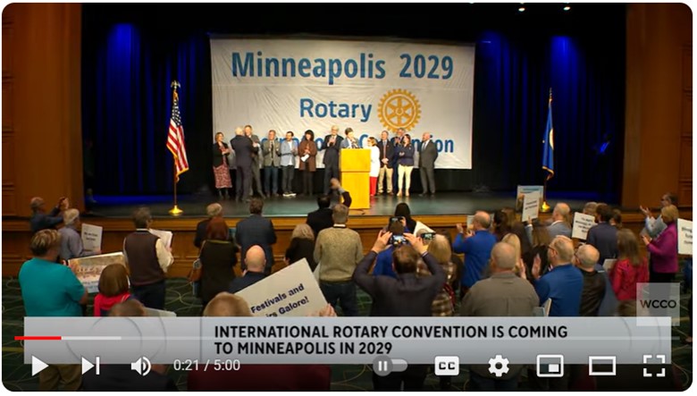 MINNESOTA TO HOST THE 2029 ROTARY INTERNATIONAL CONVENTION! | Rotary ...