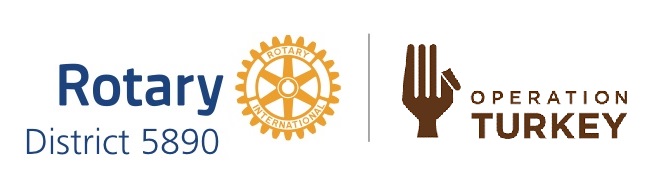 2024 ROTARY DISTRICT 5890 "OPERATION TURKEY" PROJECT