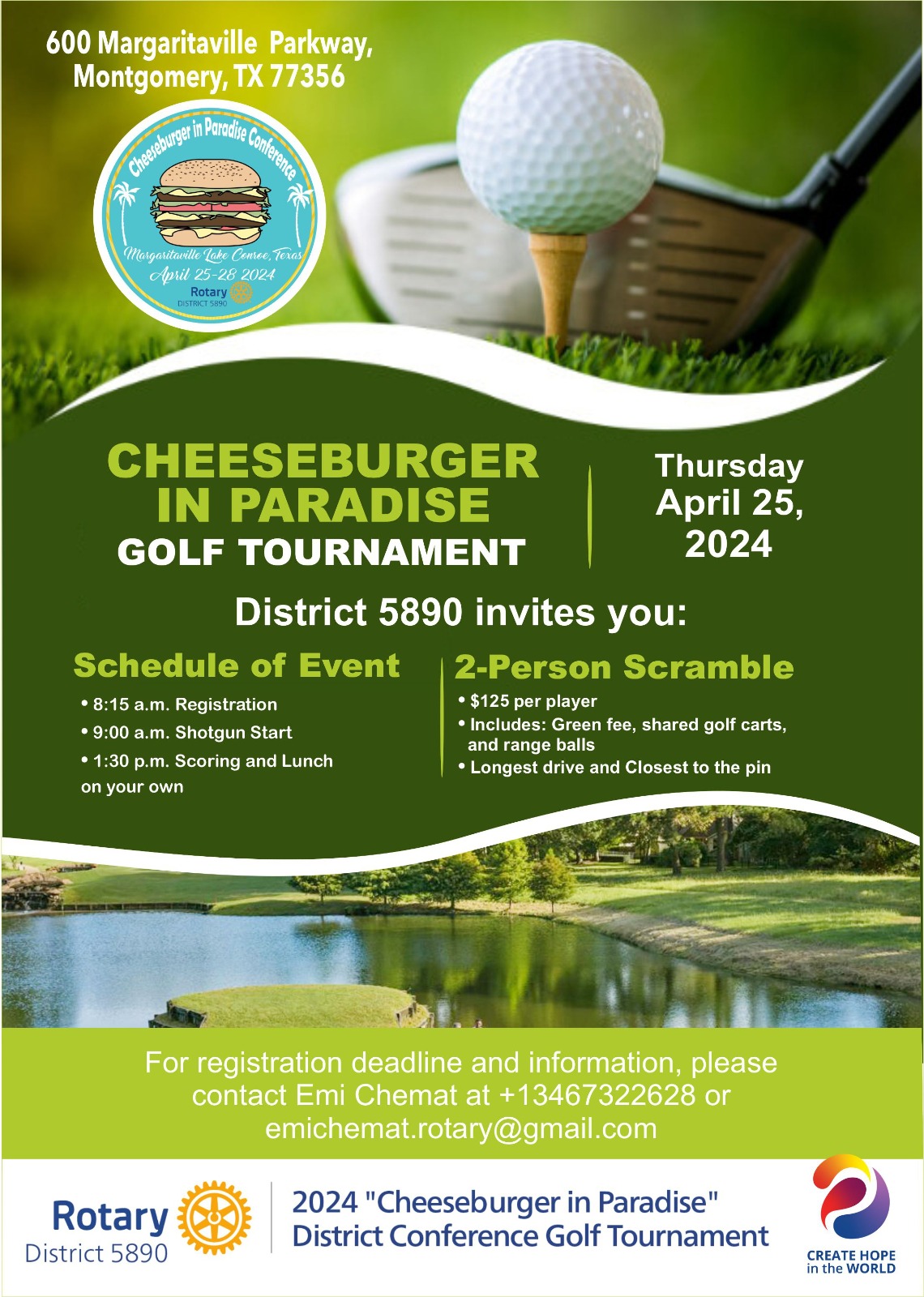 Cheeseburger in Paradise 2024 District Conference