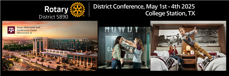 ALL ABOARD FOR OUR 2025 DISTRICT CONFERENCE! | Rotary District 5890