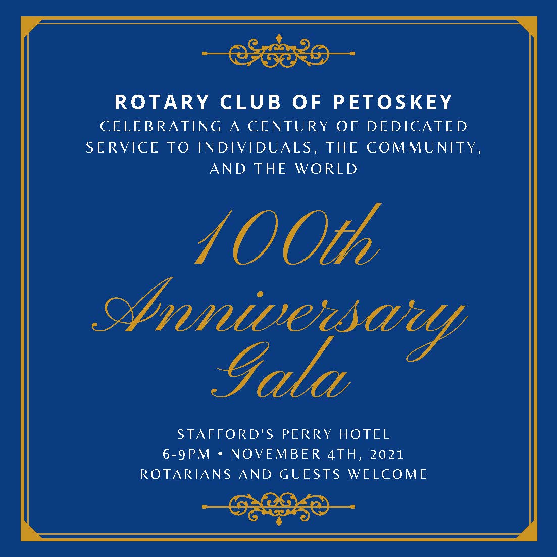 Petoskey 100th Anniversary Gala | Rotary District 6290