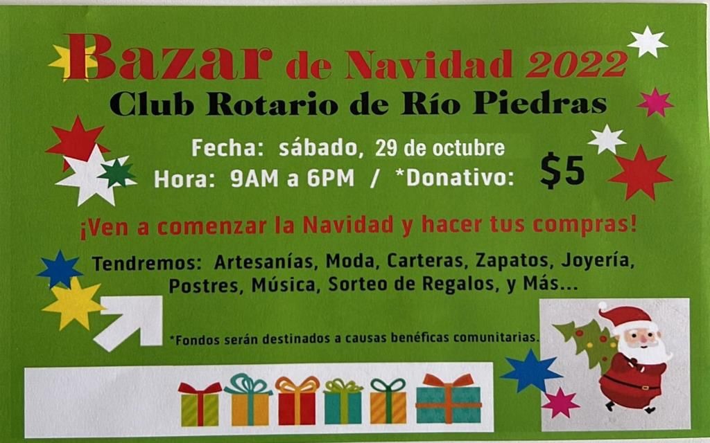 Bazar de Navidad 2022-Club Rotario Rio Piedras | Rotary District 7000