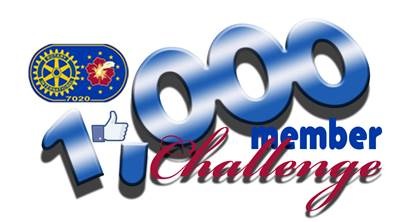 1,000 Member Challenge | Rotary District 7020