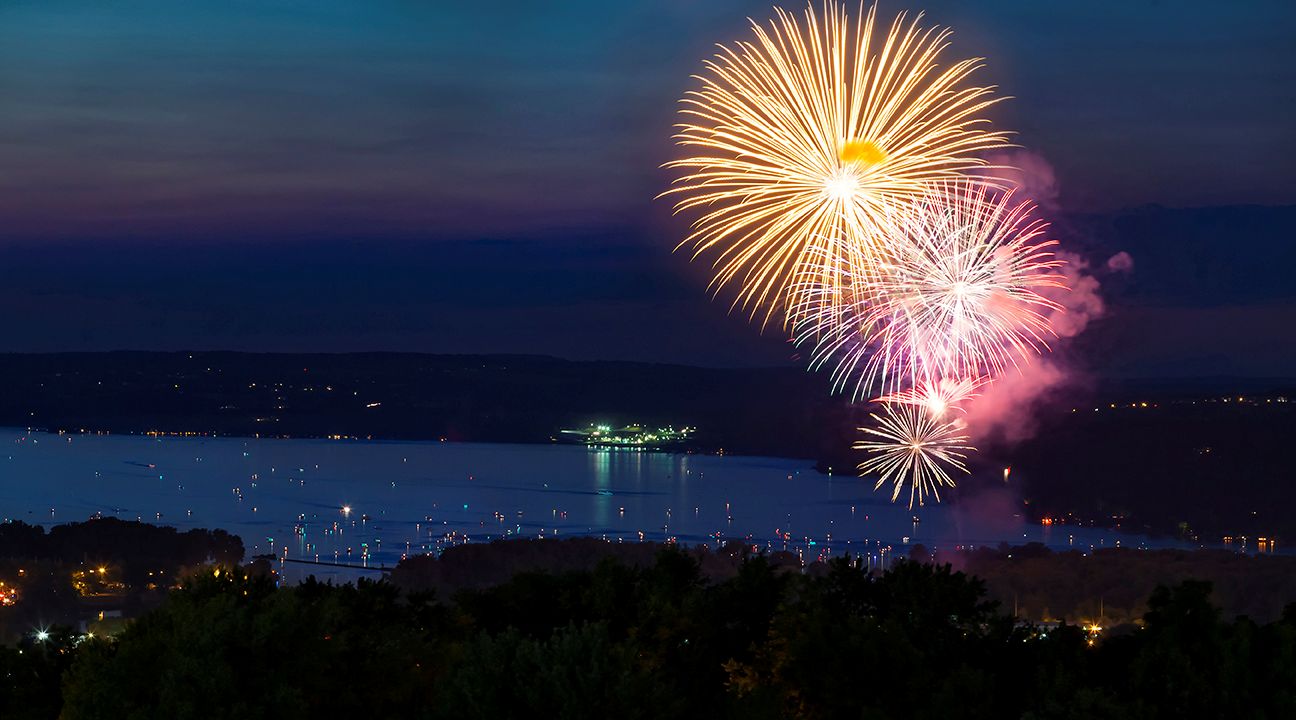 JUL 3 Ithaca Fireworks Rotary District 7170