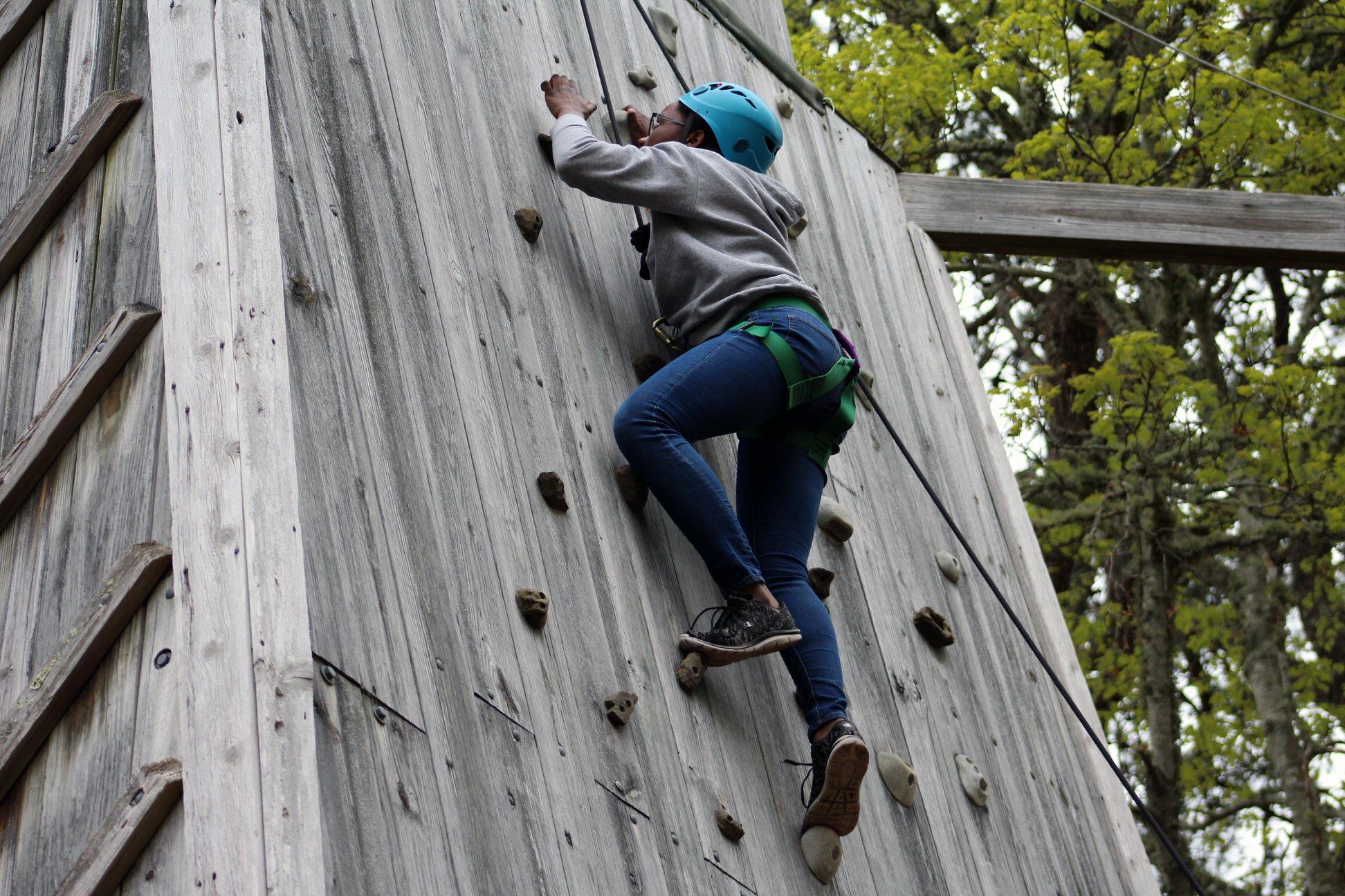 Climbing to the top!