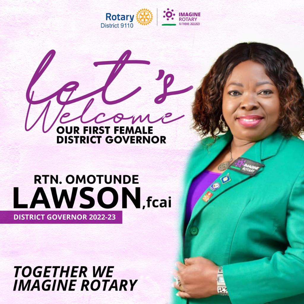 Meet our “Imaginative” District Governor Omotunde Lawson, FCAI