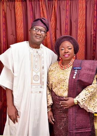 DG Omotunde Lawson and Spouse, Rotarian Francis 