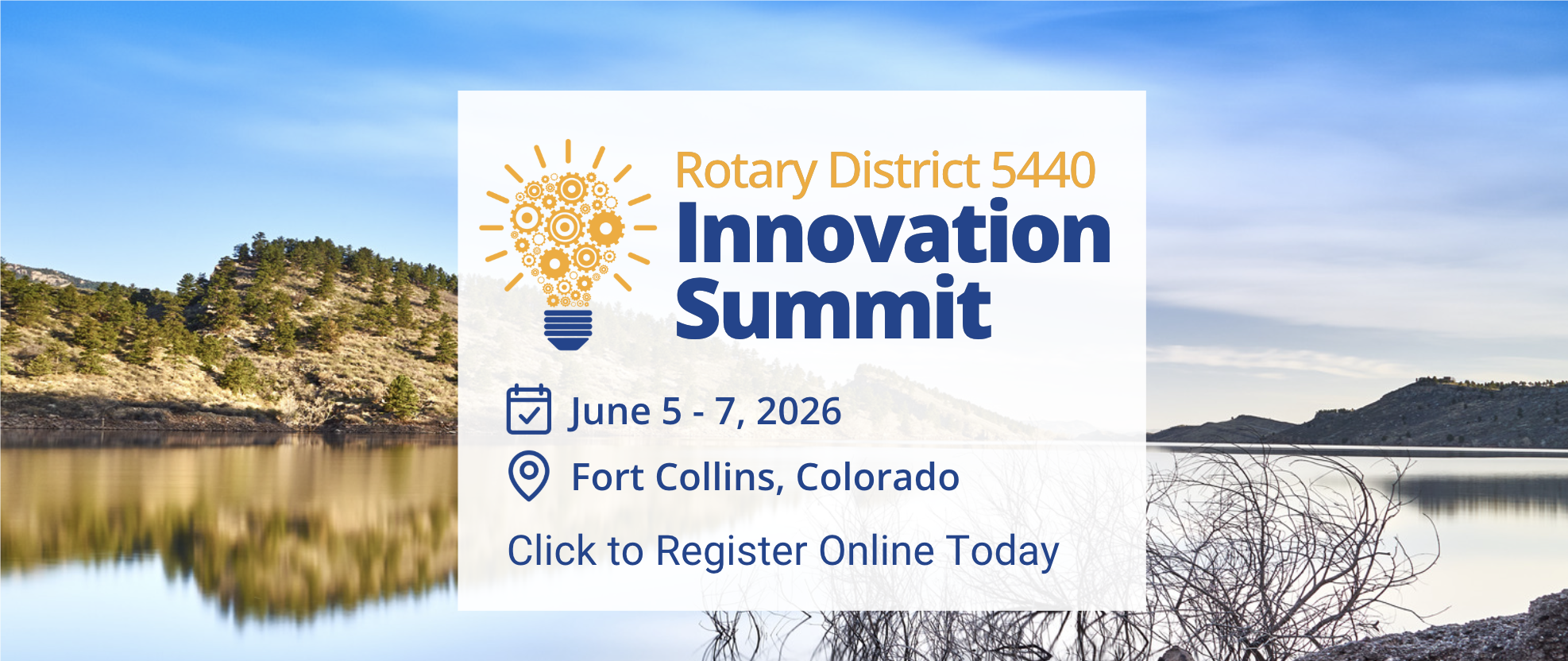 Register for the Rotary District 5440 Innovation Summit