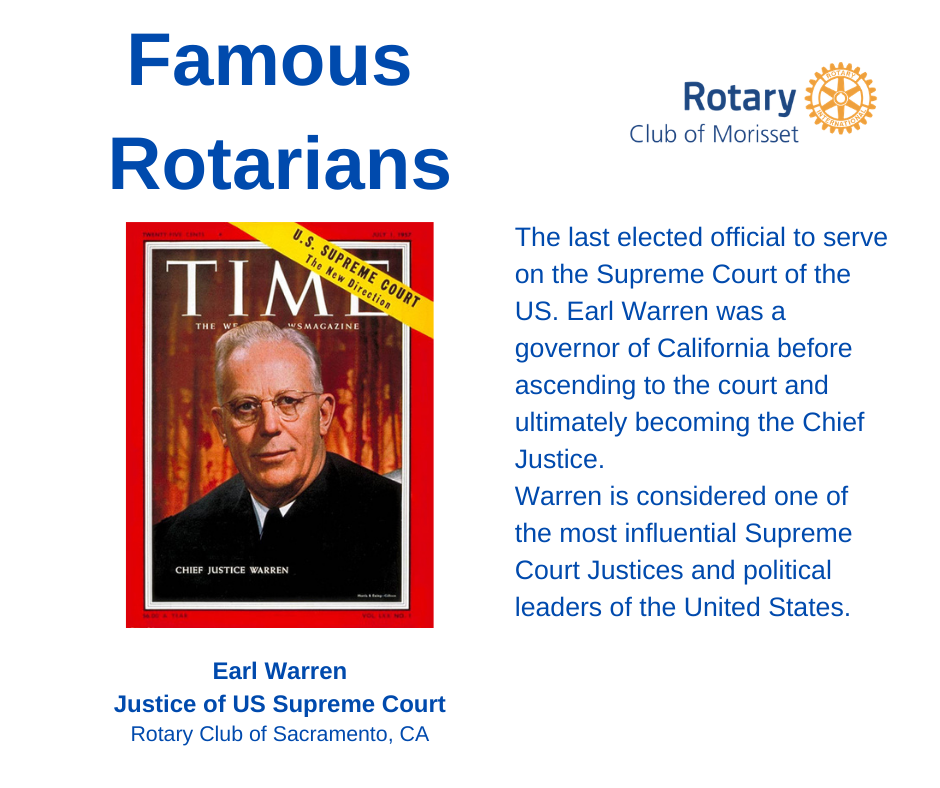 Supreme Court Justice Earl Warren