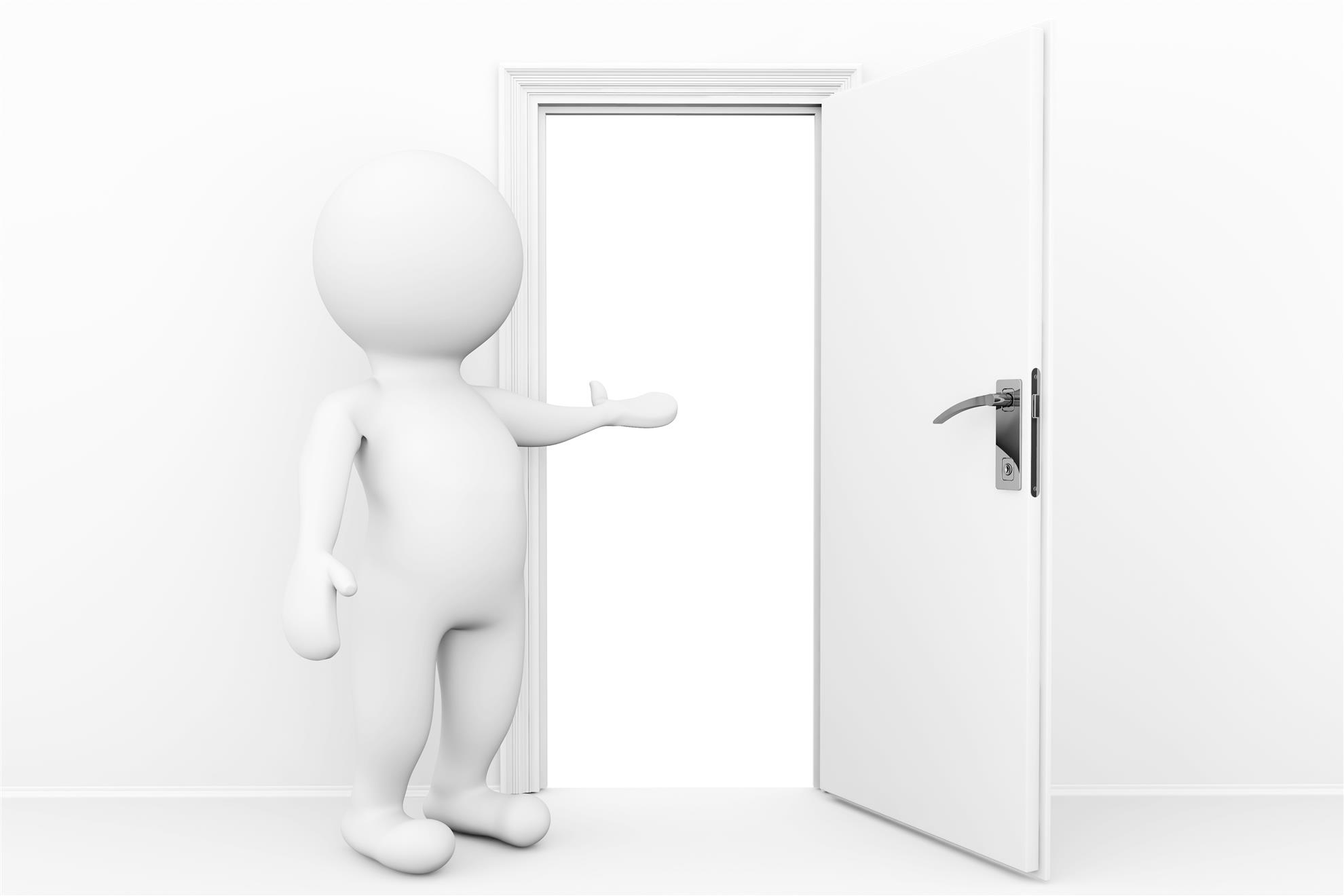 Открытая дверь задача. Открытая дверь. Человек указывает на дверь. Человек у двери. Человечек открывает дверь.