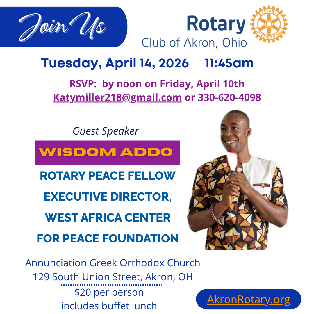 Speaker Event: Wisdom Addo on Peacebuilding