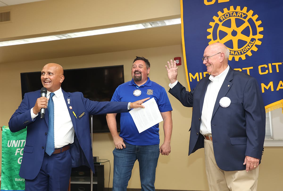 Midwest City Rotary Club - District Governor Induction