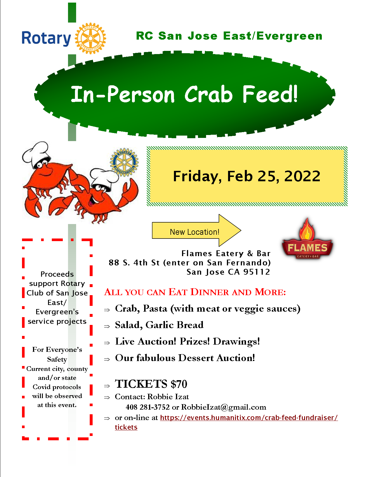Rotary Club of San Jose East/Evergreen Crab Feed District 5170