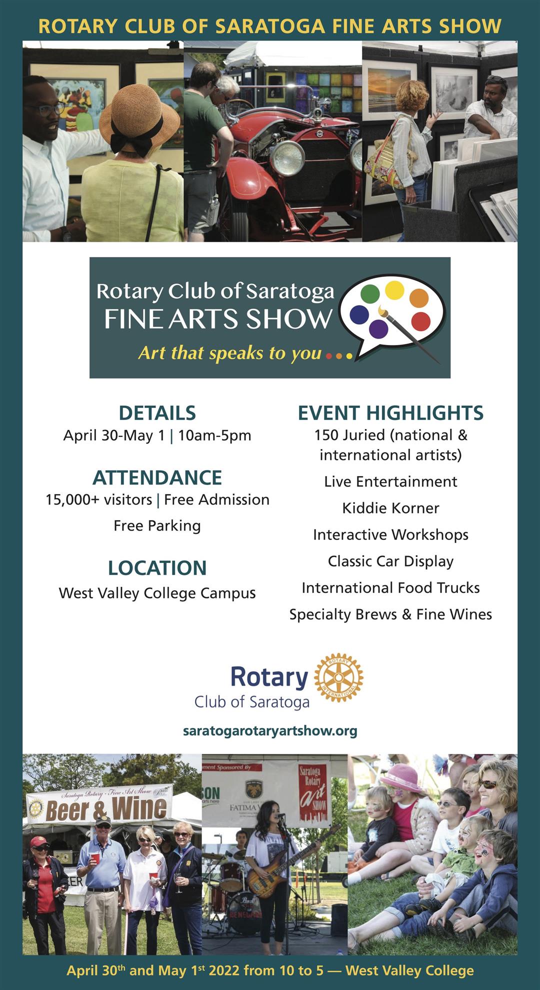 Saratoga Rotary Fine Arts Show District 5170