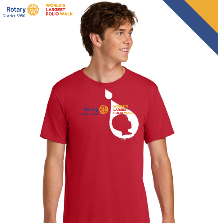 T-shirt - District 5950 End Polio Now - World's Largest Polio Walk