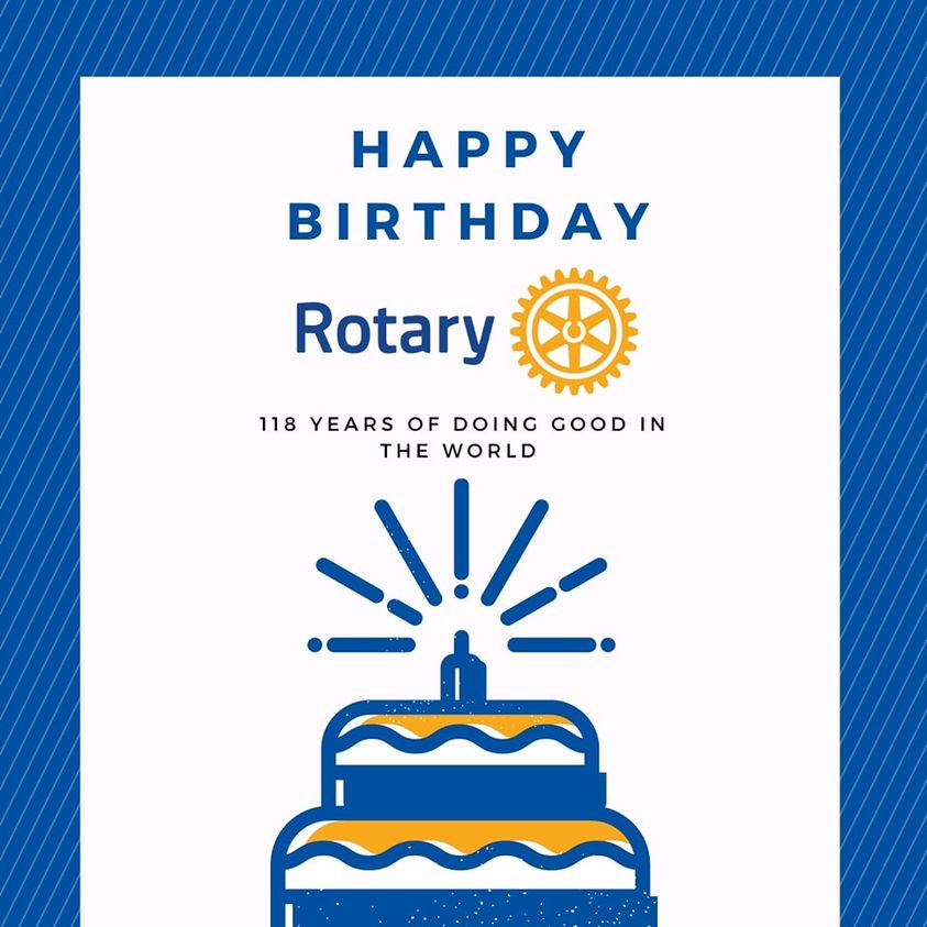 Happy Birthday Rotary February 23rd District 7780