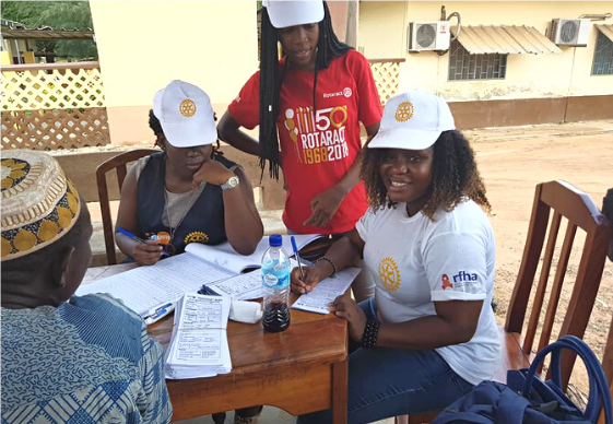 Source: Rotarians for Family Health & AIDS Prevention Benin Rotary Family Health Days