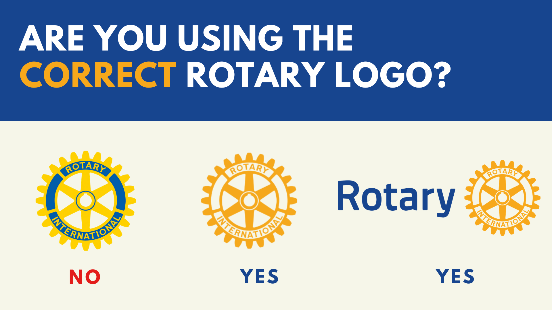 Are You Using The Correct Rotary Logo? | District 5840