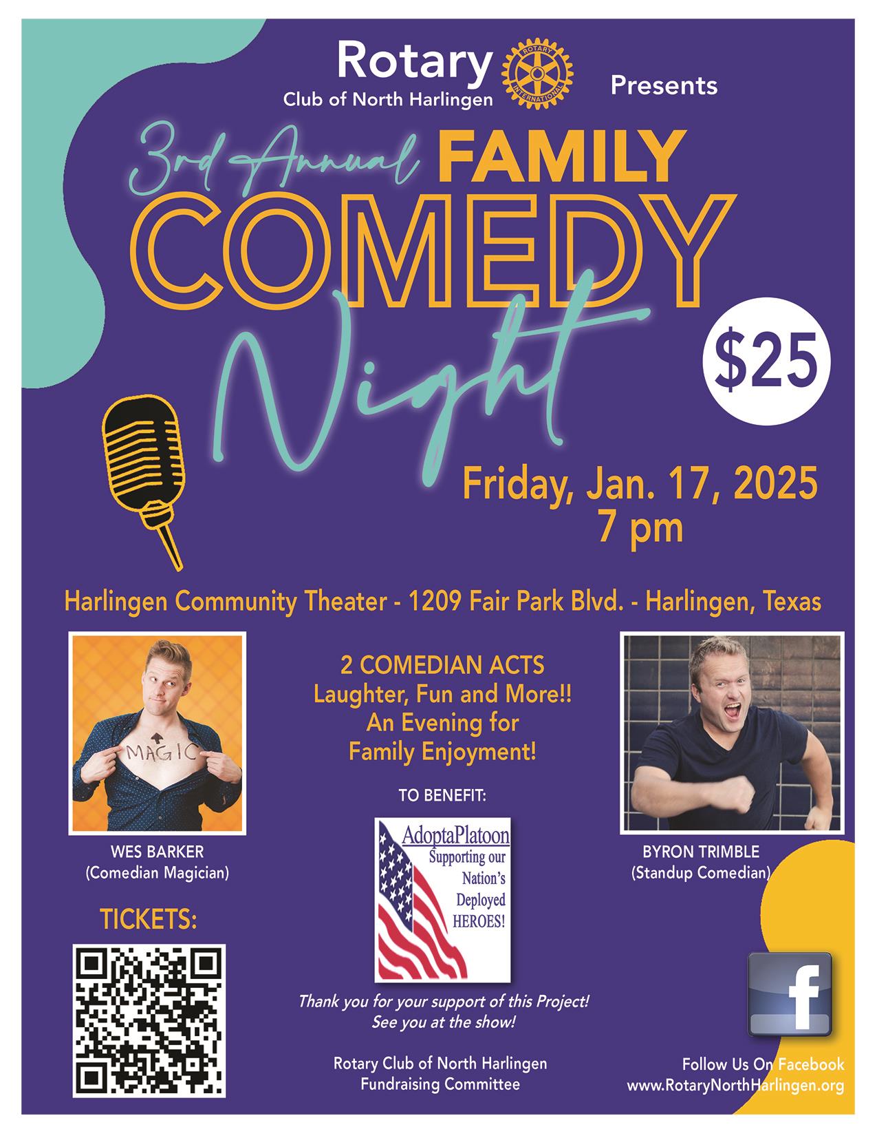 3rd Annual Family Comedy Night | District 5930