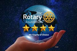 Rotary has 5 funds that you can contribute to