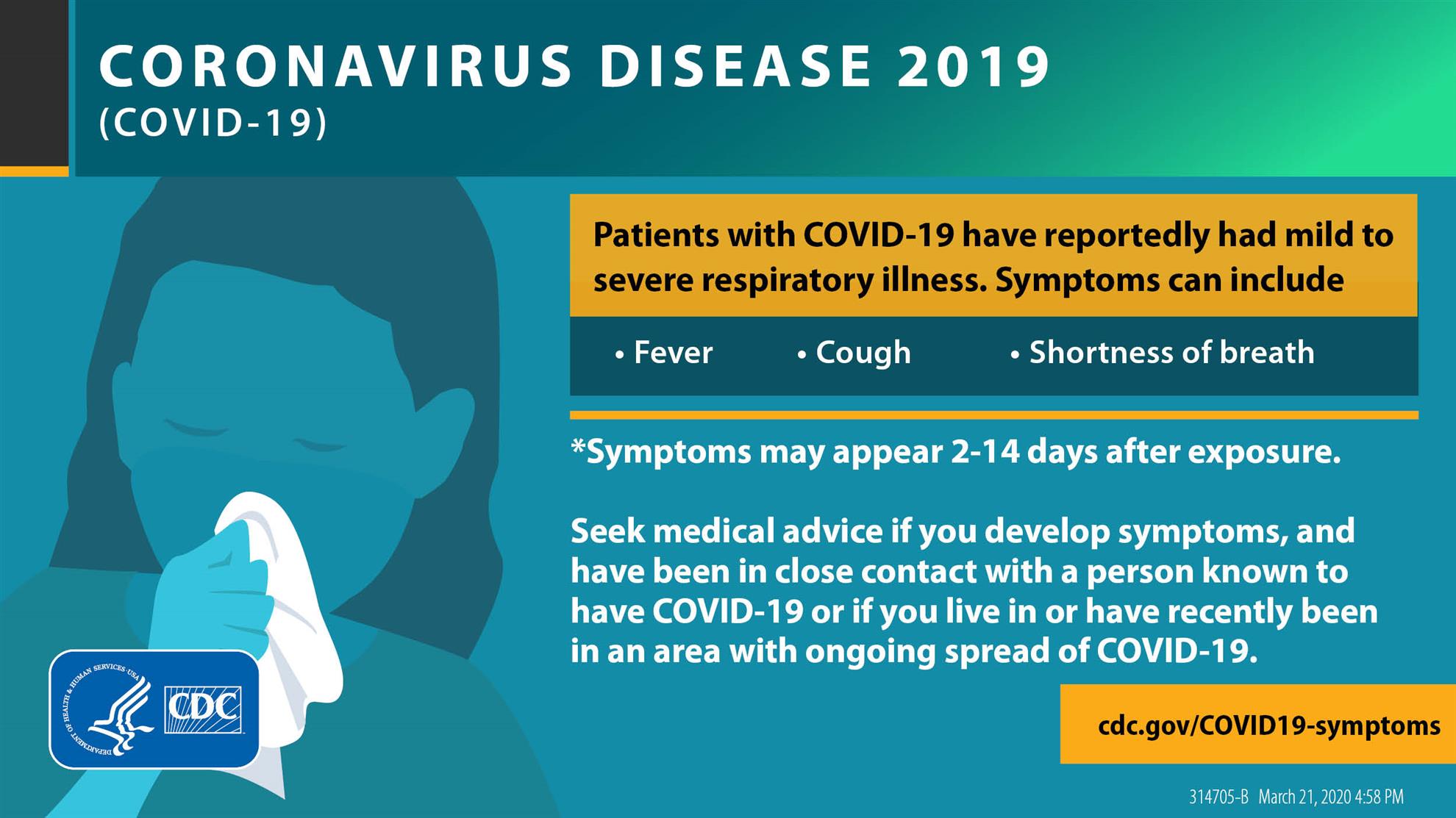 COVID 19 Carousel from CDC | District 5190