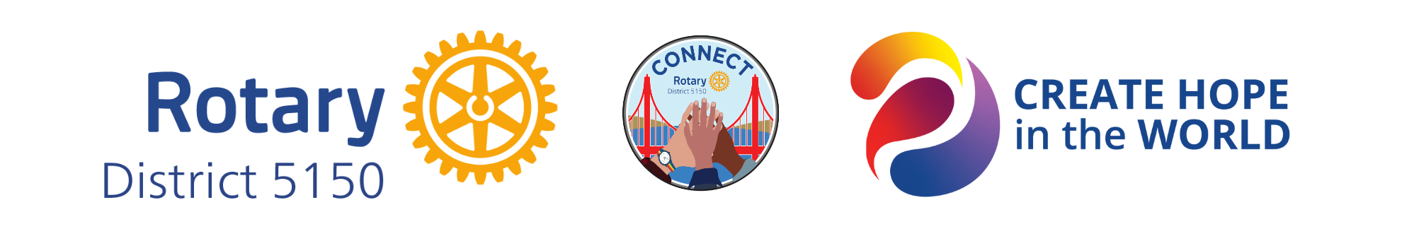 Rotary logo, District logo, presidential theme logo