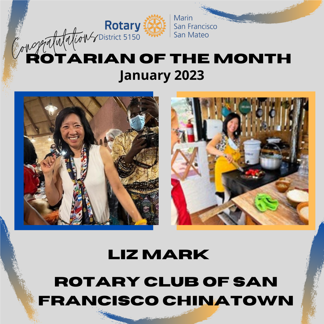 Liz Mark - January 2023 Rotarian of the Month