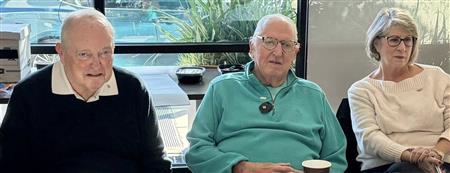 Bill Koefoed, Jon Grant, and Linda Grant