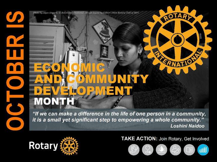 October is Economic and Community Development Month | District 7070