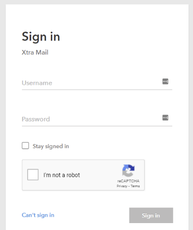 Xtra Webmail Login