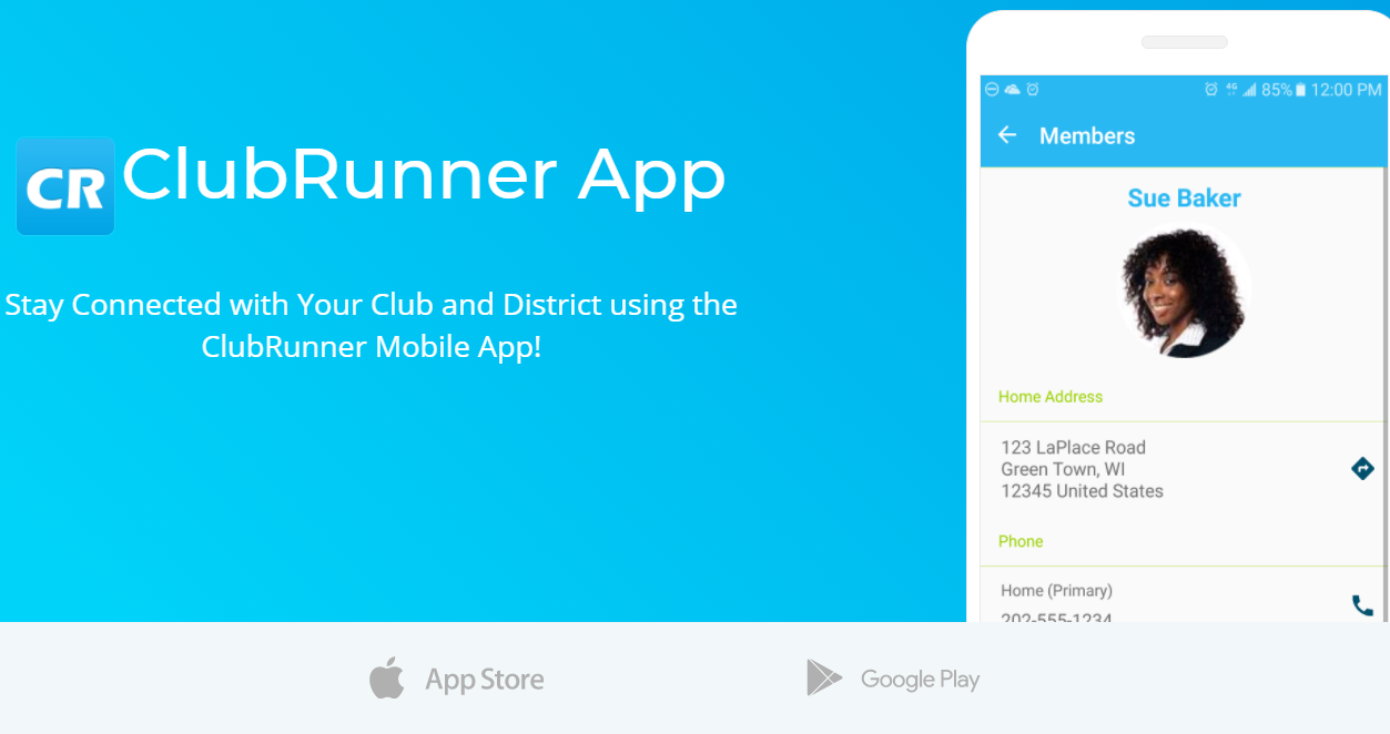 Clubrunner Mobile App District 9455
