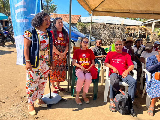 Campagne de vaccination contre la polio dans le Sud de Madagascar, août 2026
