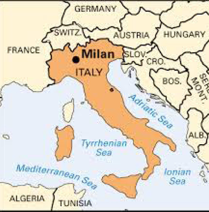 Where Is Milan Italy On A Map Of Italy - United States Map