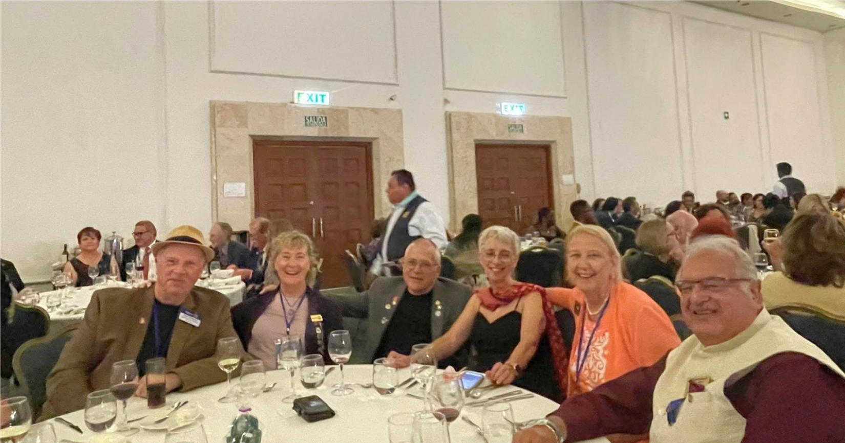 Six District 7040 governors at the Zone Institute