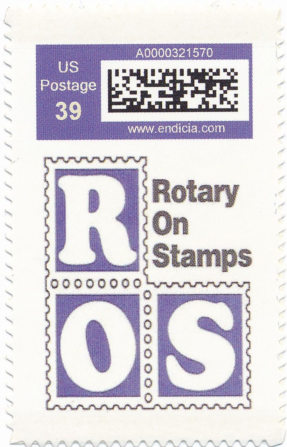 Rotary on Stamps commemorative stamp