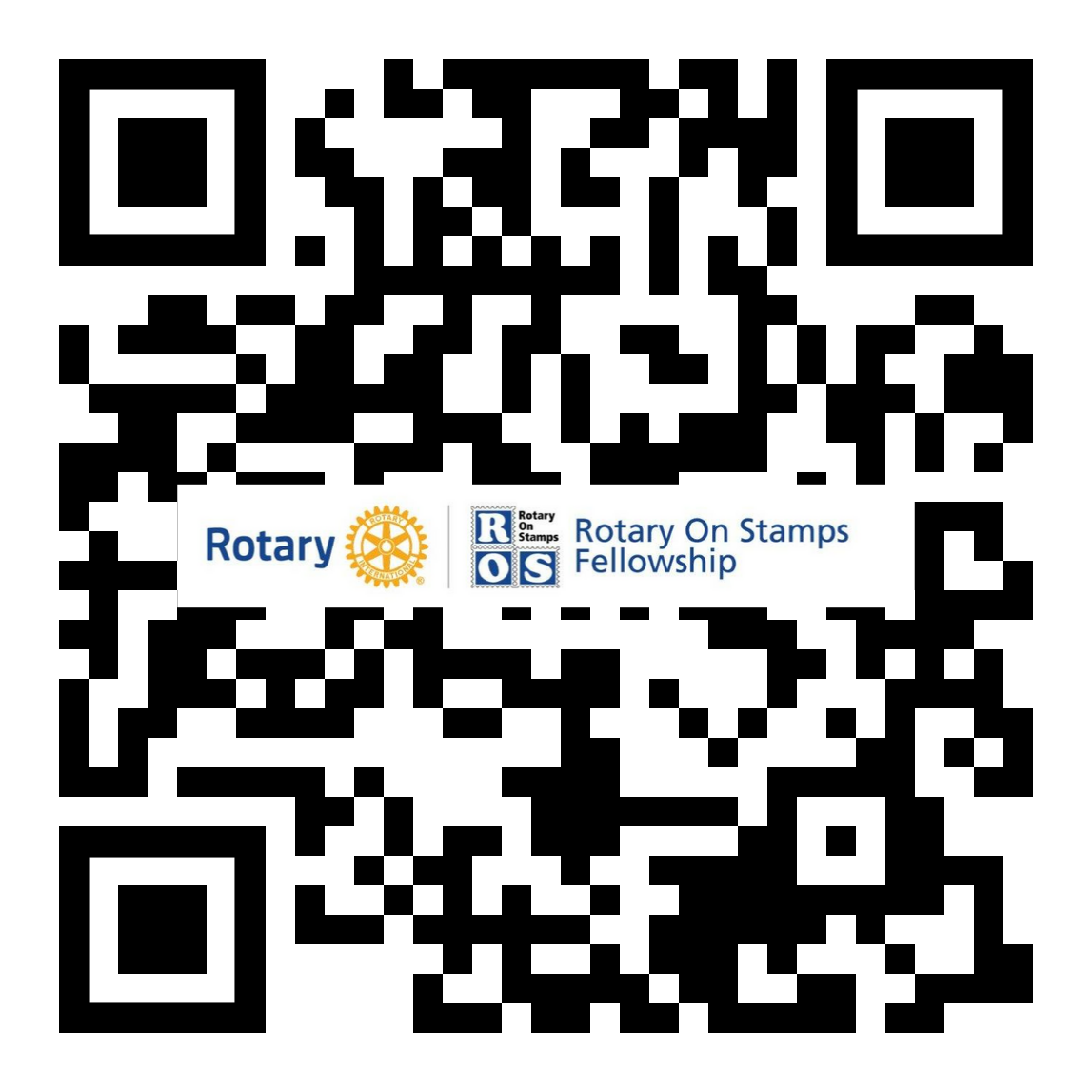 QR code for Rotary on Stamps