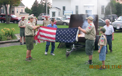 Washburn RC Flag Retirement