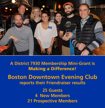 Boston Downtown club friend-raiser